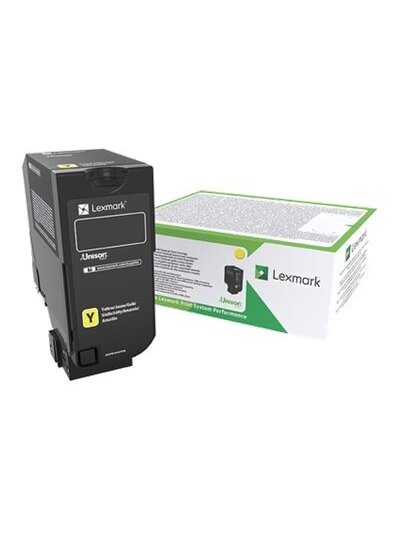 Lexmark Corporate | 74C2SYE | Laser Toner Cartridge | Yellow Lexmark Corporate | 74C2SYE | Laser Toner Cartridge | Yellow