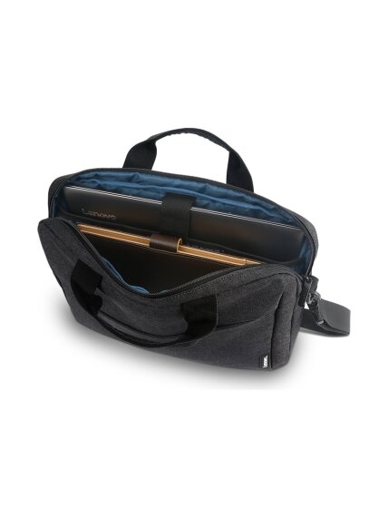 Lenovo | 16“ Topload T210 (Eco) | Essential | Messenger-Briefcase | Black | Shoulder strap 3 Lenovo | 16“ Topload T210 (Eco) | Essential | Messenger-Briefcase | Black | Shoulder strap 3