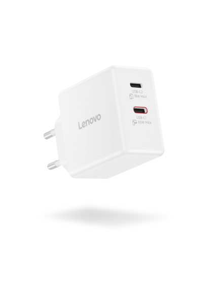 Lenovo Dual USB-C 65W GaN Charger | USB-C | 65 W | Charger 3 Lenovo Dual USB-C 65W GaN Charger | USB-C | 65 W | Charger 3