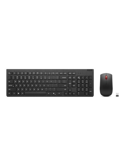 Lenovo Essential | Keyboard and Mouse Combo | Wireless | Russian/Cyrillic | Black Lenovo Essential | Keyboard and Mouse Combo | Wireless | Russian/Cyrillic | Black