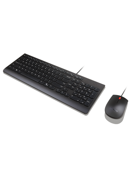 Lenovo Essential Wired Combo Keyboard and Mouse | Keyboard and Mouse Set | Wired | Mouse included | Nordic | Black 1