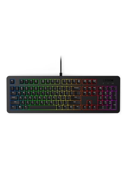 Lenovo Gaming Keyboard | Legion K310 RGB | Keyboard | Wired | US English | Membrane | Black