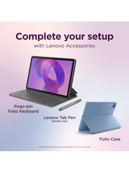 Lenovo Idea Tab 5G LTE (w/o power adapter) | ZAFM0112SE | 11 " | Luna Grey | IPS | 2560 x 1600 pixels | MediaTek | MediaTek Dimensity 6300 | 8 GB | Soldered LPDDR4x | 128 GB | 5G | Wi-Fi | Front camera | 5 MP | Rear camera | 8 MP | Bluetooth | 5.2 | Andro 15 Lenovo Idea Tab 5G LTE (w/o power adapter) | ZAFM0112SE | 11 " | Luna Grey | IPS | 2560 x 1600 pixels | MediaTek | MediaTek Dimensity 6300 | 8 GB | Soldered LPDDR4x | 128 GB | 5G | Wi-Fi | Front camera | 5 MP | Rear camera | 8 MP | Bluetooth | 5.2 | Andro 15