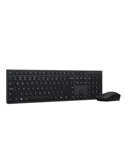 Lenovo Professional Wireless Rechargeable Combo Keyboard and Mouse | Keyboard and Mouse Set | Wireless | Mouse included | Bluetooth | US English | Rechargeable professional | Grey 1
