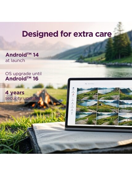 Lenovo Tab Plus Wi-Fi (w/o power adapter) | ZADX0091SE | 11.5 " | Luna Grey | IPS | 2000 x 1200 pixels | MediaTek | MediaTek Helio G99 | 8 GB | Soldered LPDDR4x | 128 GB | Wi-Fi | Front camera | 8 MP | Rear camera | 8 MP | Bluetooth | 5.2 | Android | 14 | 29 Lenovo Tab Plus Wi-Fi (w/o power adapter) | ZADX0091SE | 11.5 " | Luna Grey | IPS | 2000 x 1200 pixels | MediaTek | MediaTek Helio G99 | 8 GB | Soldered LPDDR4x | 128 GB | Wi-Fi | Front camera | 8 MP | Rear camera | 8 MP | Bluetooth | 5.2 | Android | 14 | 29