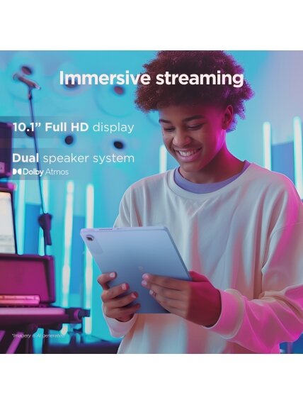 Lenovo Tab Wi-Fi (w/o power adapter) | ZAEH0167SE | 10.1 " | Luna Grey | IPS | 1920 x 1200 pixels | MediaTek | Helio G85 | 4 GB | Soldered LPDDR4x | 64 GB | Wi-Fi | Front camera | 5 MP | Rear camera | 8 MP | Bluetooth | 5.3 | Android | 14 (Android 15 & 16 8 Lenovo Tab Wi-Fi (w/o power adapter) | ZAEH0167SE | 10.1 " | Luna Grey | IPS | 1920 x 1200 pixels | MediaTek | Helio G85 | 4 GB | Soldered LPDDR4x | 64 GB | Wi-Fi | Front camera | 5 MP | Rear camera | 8 MP | Bluetooth | 5.3 | Android | 14 (Android 15 & 16 8