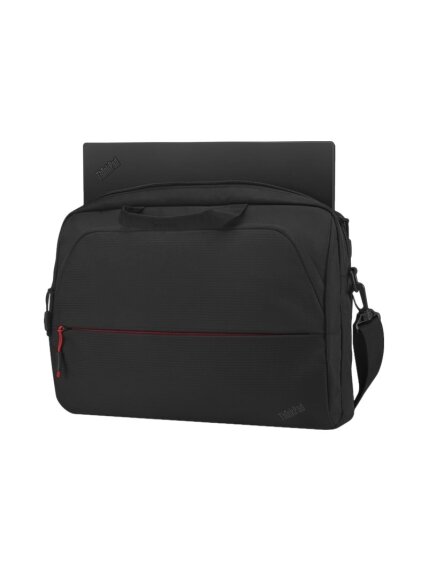 Lenovo | ThinkPad Essential 15.6" Topload (Sustainable & Eco-friendly, made with recycled PET: Total 7.5% Exterior: 24%) | Essential | Fits up to size 16 " | Topload | Black | Shoulder strap 1 Lenovo | ThinkPad Essential 15.6" Topload (Sustainable & Eco-friendly, made with recycled PET: Total 7.5% Exterior: 24%) | Essential | Fits up to size 16 " | Topload | Black | Shoulder strap 1
