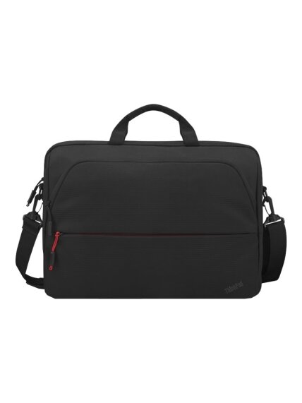 Lenovo | ThinkPad Essential 15.6" Topload (Sustainable & Eco-friendly, made with recycled PET: Total 7.5% Exterior: 24%) | Essential | Fits up to size 16 " | Topload | Black | Shoulder strap 2