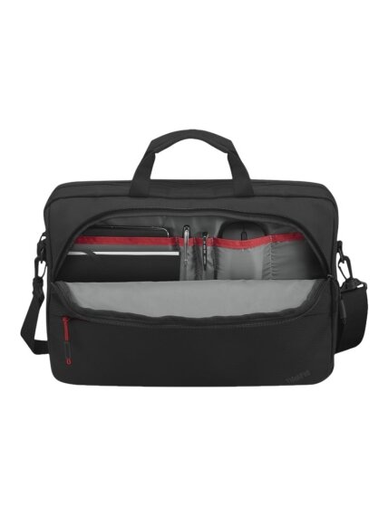 Lenovo | ThinkPad Essential 15.6" Topload (Sustainable & Eco-friendly, made with recycled PET: Total 7.5% Exterior: 24%) | Essential | Fits up to size 16 " | Topload | Black | Shoulder strap 4 Lenovo | ThinkPad Essential 15.6" Topload (Sustainable & Eco-friendly, made with recycled PET: Total 7.5% Exterior: 24%) | Essential | Fits up to size 16 " | Topload | Black | Shoulder strap 4