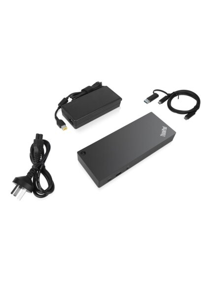 Lenovo | ThinkPad Hybrid USB-C with USB-A Dock, max 2 displays, | 40AF0135EU | USB-C  Dock | Ethernet LAN (RJ-45) ports 1 | DisplayPorts quantity 2 | USB 3.0 (3.1 Gen 1) Type-C ports quantity 1 x USB-C (Gen 2, 5V / 3A power) | USB 3.0 (3.1 Gen 1) ports qu 3