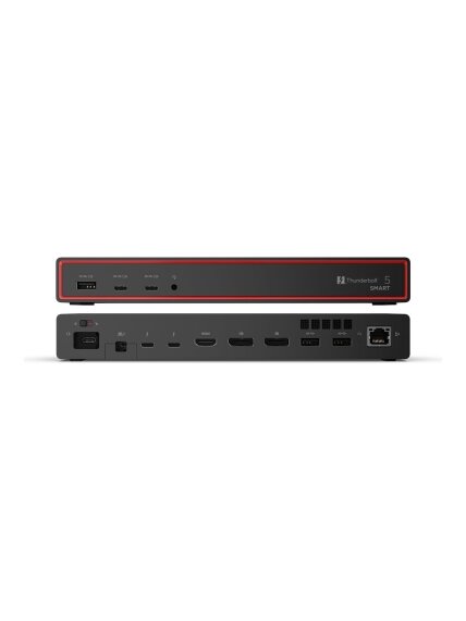 Lenovo ThinkPad Thunderbolt 5 Smart Dock 7500 - EU | DisplayPorts quantity 2 | HDMI ports quantity 1 | 180 W 4 Lenovo ThinkPad Thunderbolt 5 Smart Dock 7500 - EU | DisplayPorts quantity 2 | HDMI ports quantity 1 | 180 W 4
