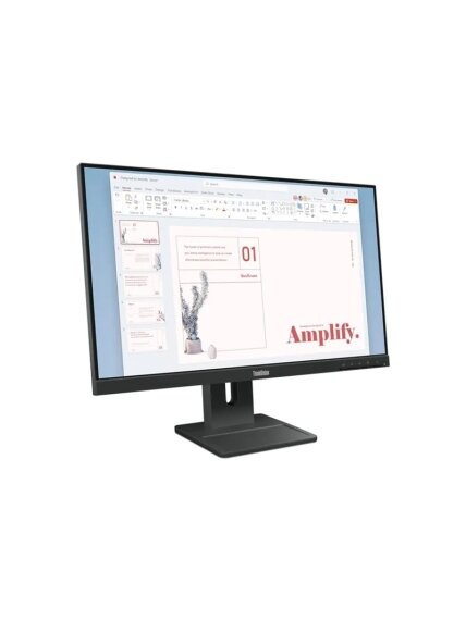 Lenovo | ThinkVision E24-40 | 23.8 " | IPS | 16:9 | 100 Hz | 4 ms | 1920 x 1080 pixels | 250 cd/m² | HDMI ports quantity 1 | Raven Black | Warranty 36 month(s) 1 Lenovo | ThinkVision E24-40 | 23.8 " | IPS | 16:9 | 100 Hz | 4 ms | 1920 x 1080 pixels | 250 cd/m² | HDMI ports quantity 1 | Raven Black | Warranty 36 month(s) 1