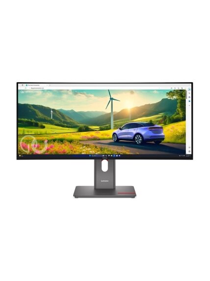 Lenovo | ThinkVision | P34WD-40 | 34 " | IPS | 21:9 | 120 Hz | 4 ms | 3440x1440 pixels | 350 cd/m² | HDMI ports quantity 1 | Eclipse black | Warranty 36 month(s)