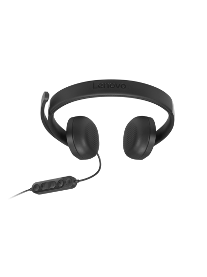 Lenovo Wired VoIP Headset 5000 (Teams) | Built-in microphone | USB Type-A, USB Type-C | Black 4 Lenovo Wired VoIP Headset 5000 (Teams) | Built-in microphone | USB Type-A, USB Type-C | Black 4