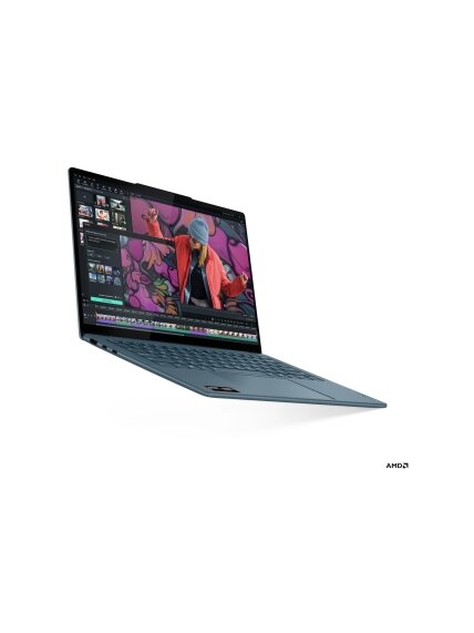 Lenovo Yoga Slim 7 14AKP10 14 WUXGA AMD R5 AI 330/16GB/512GB/AMD Radeon 820M/WIN11 Home/ENG Backlit kbd/Tidal Teal/2Y Warranty | Lenovo 2