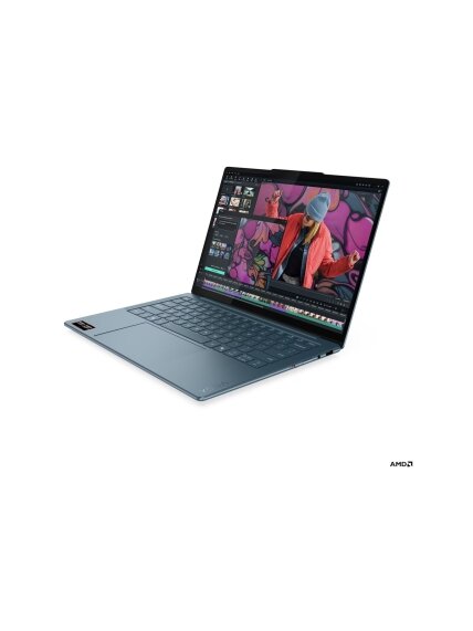 Lenovo Yoga Slim 7 14AKP10 14 WUXGA AMD R7 AI 350/16GB/512GB/AMD Radeon 860M/WIN11 Home/ENG Backlit kbd/Tidal Teal/2Y Warranty | Lenovo