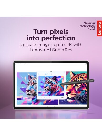 Lenovo Yoga Tab Wi-Fi (w/o power adapter) | ZAG60208SE | 11.1 " | Seashell | LTPS | 3200 x 2000 pixels | Qualcomm | Snapdragon 8 Gen 3 Mobile Platform | 12 GB | Soldered LPDDR5x | 256 GB | Wi-Fi | Front camera | 13 MP | Rear camera | 13+2 MP | Bluetooth | 25