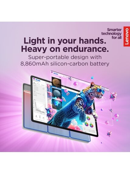 Lenovo Yoga Tab Wi-Fi (w/o power adapter) | ZAG60208SE | 11.1 " | Seashell | LTPS | 3200 x 2000 pixels | Qualcomm | Snapdragon 8 Gen 3 Mobile Platform | 12 GB | Soldered LPDDR5x | 256 GB | Wi-Fi | Front camera | 13 MP | Rear camera | 13+2 MP | Bluetooth | 28