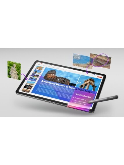Lenovo ZAFR0399SE | Idea Tab Wi-Fi (w/o power adapter) | 11 " | Luna Grey | IPS | 2560 x 1600 pixels | MediaTek | Dimensity 6300 | 8 GB | Soldered LPDDR4x | 256 GB | Wi-Fi | Front camera | 5 MP | Rear camera | 8 MP | Bluetooth | 5.2 | Android | 15 (OS up 8 Lenovo ZAFR0399SE | Idea Tab Wi-Fi (w/o power adapter) | 11 " | Luna Grey | IPS | 2560 x 1600 pixels | MediaTek | Dimensity 6300 | 8 GB | Soldered LPDDR4x | 256 GB | Wi-Fi | Front camera | 5 MP | Rear camera | 8 MP | Bluetooth | 5.2 | Android | 15 (OS up 8