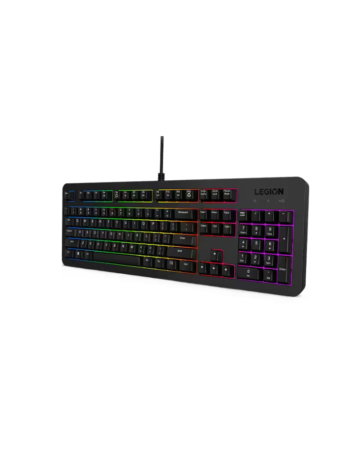 Lenovo Gaming Keyboard | Legion K310 RGB | Keyboard | Wired | US English | Membrane | Black 2