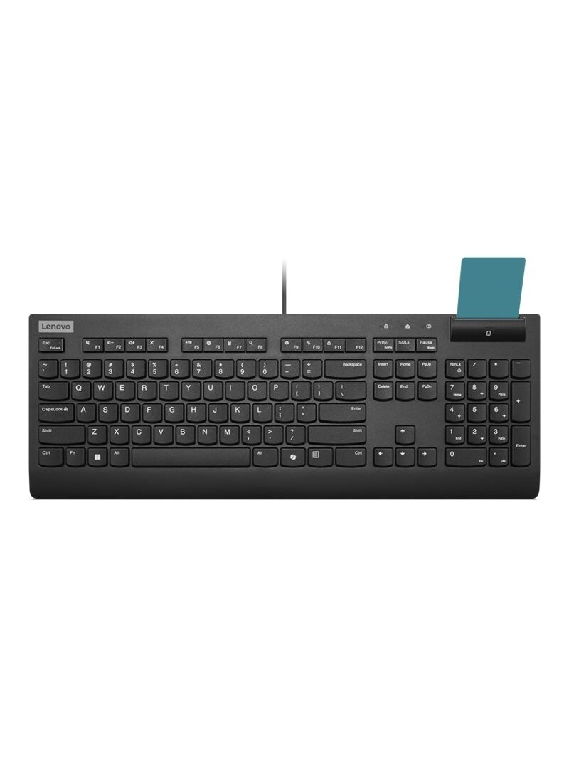 Lenovo Smartcard II | Keyboard | Wired | Estonian | Plunger type switch | Black