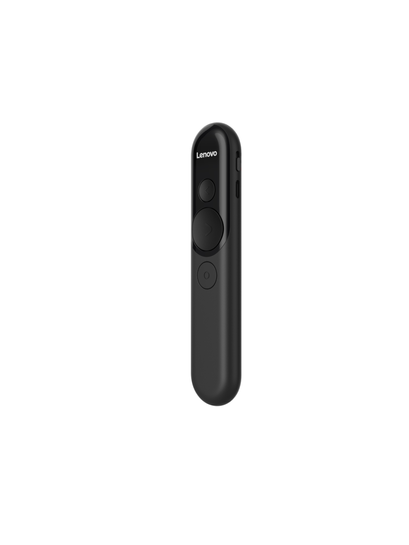 Lenovo | Laser Rechargeable Presentation Remote | Black 3