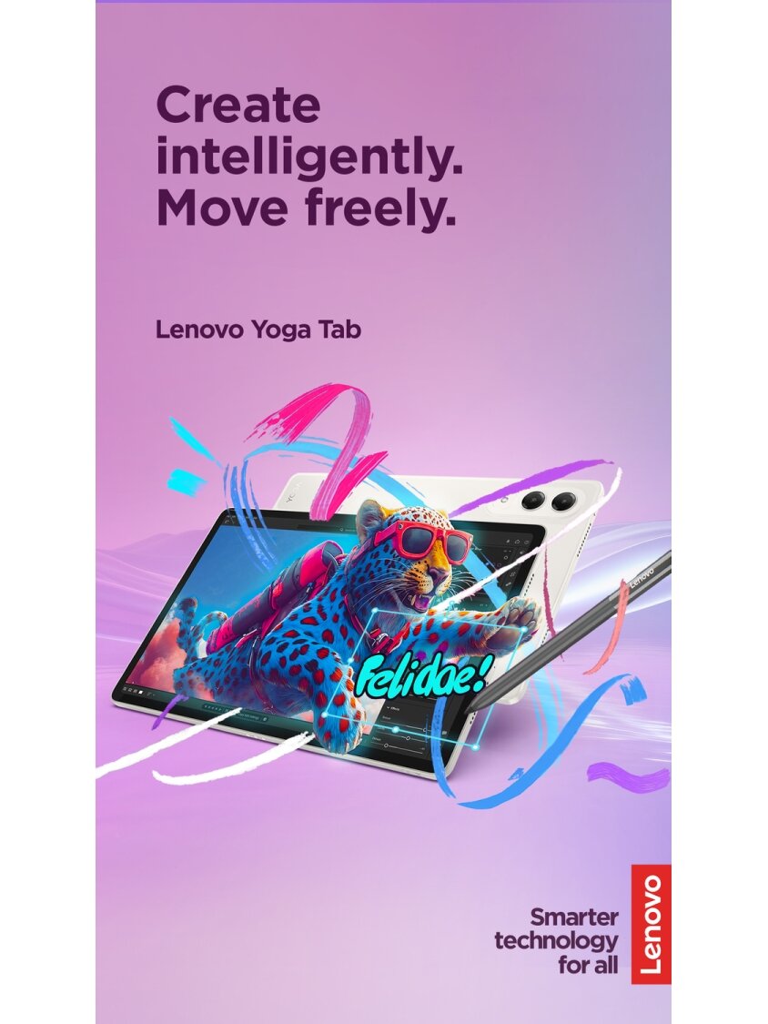 Lenovo Yoga Tab Wi-Fi (w/o power adapter) | ZAG60208SE | 11.1 " | Seashell | LTPS | 3200 x 2000 pixels | Qualcomm | Snapdragon 8 Gen 3 Mobile Platform | 12 GB | Soldered LPDDR5x | 256 GB | Wi-Fi | Front camera | 13 MP | Rear camera | 13+2 MP | Bluetooth | 29