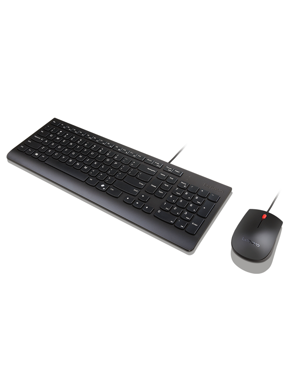 Lenovo Essential Wired Combo Keyboard and Mouse | Keyboard and Mouse Set | Wired | Mouse included | Nordic | Black 1 Lenovo Essential Wired Combo Keyboard and Mouse | Keyboard and Mouse Set | Wired | Mouse included | Nordic | Black 1