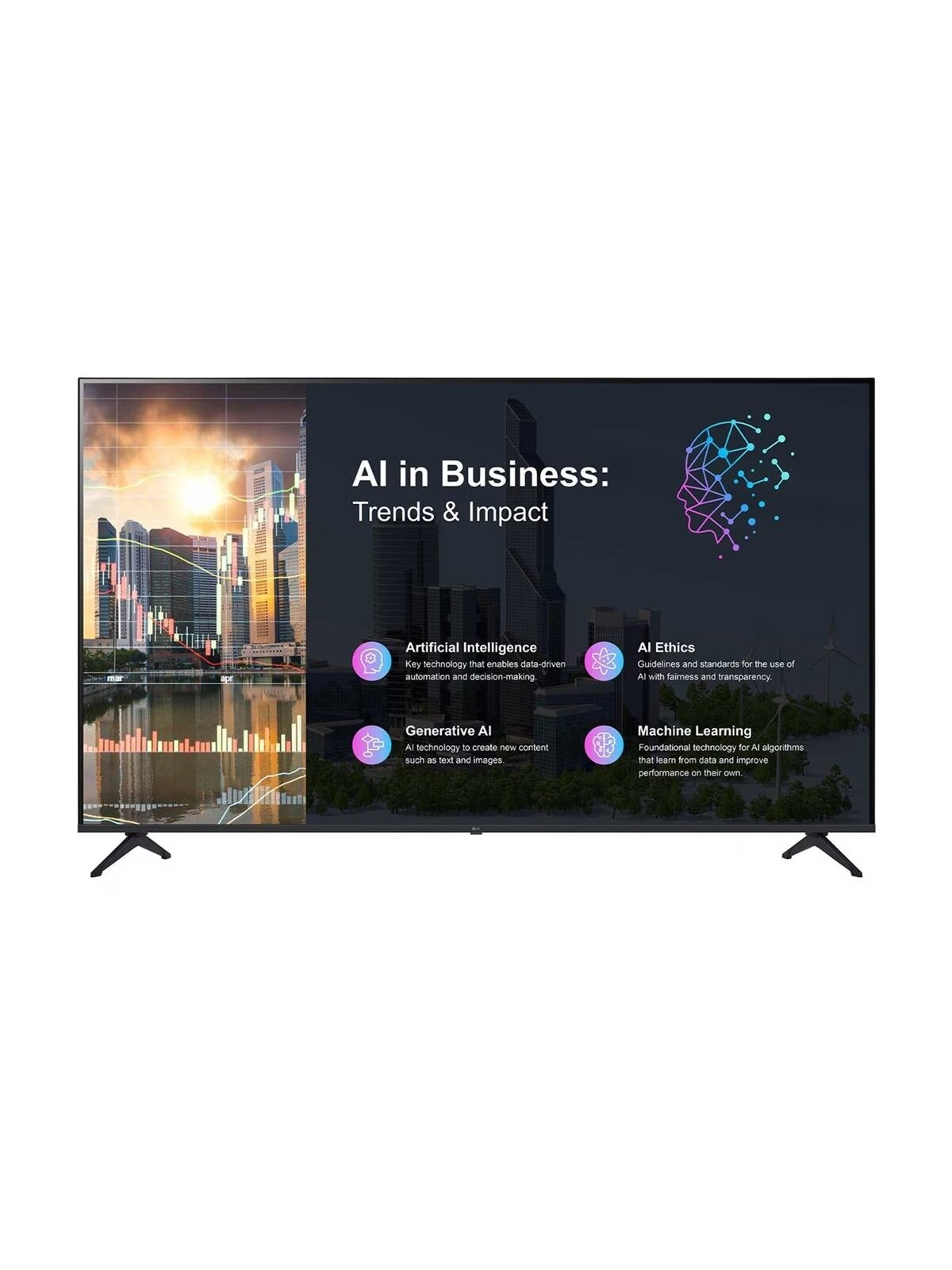 LG 75PK640S0LA | Digital signage | 75 " | Landscape | 16/7 | webOS | Wi-Fi | 300 cd/m² | 1000000:1 | 8 ms LG 75PK640S0LA | Digital signage | 75 " | Landscape | 16/7 | webOS | Wi-Fi | 300 cd/m² | 1000000:1 | 8 ms
