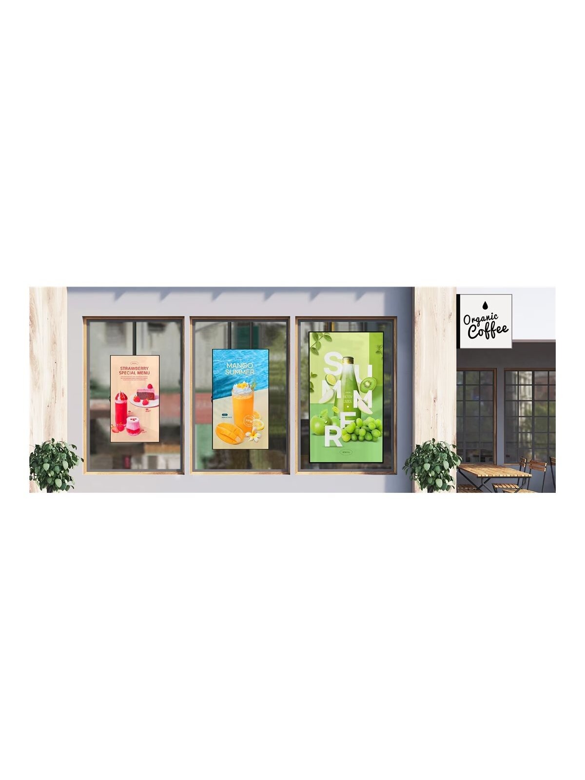 LG Window Facing Display | 49XS4P-B | 49 " | Landscape/Portrait | 24/7 | webOS | 8 ms 10