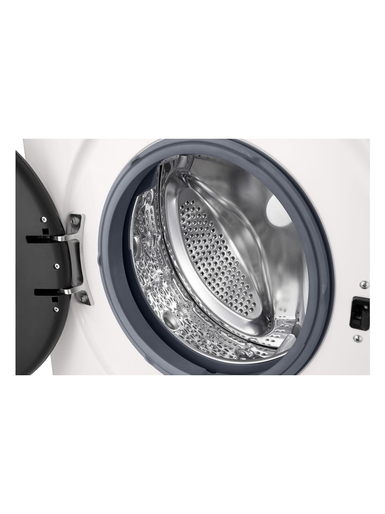 LG F2X10S7NWK | Washing Machine | Energy efficiency class A | Front loading | Washing capacity 7 kg | 1200 RPM | Depth 44 cm | Width 60 cm | Display | LED | Steam function | Essence White (Glossy) | Wi-Fi 5
