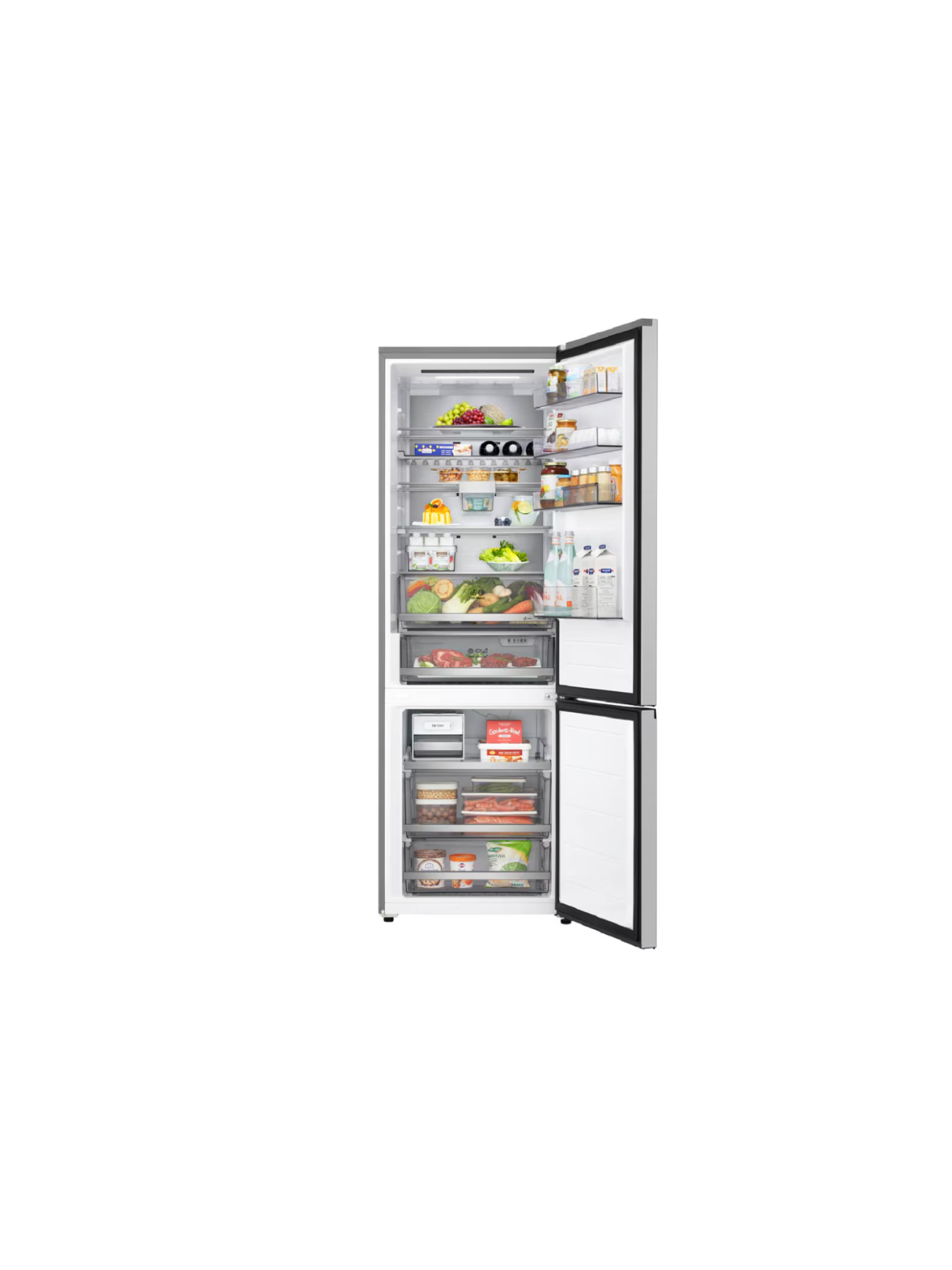 LG Refrigerator | GBBW726CPY | Energy efficiency class C | Free standing | Combi | Height 203 cm | Fridge net capacity 326 L | Freezer net capacity 139 L | Display | 33 dB | Prime Silver 2 LG Refrigerator | GBBW726CPY | Energy efficiency class C | Free standing | Combi | Height 203 cm | Fridge net capacity 326 L | Freezer net capacity 139 L | Display | 33 dB | Prime Silver 2