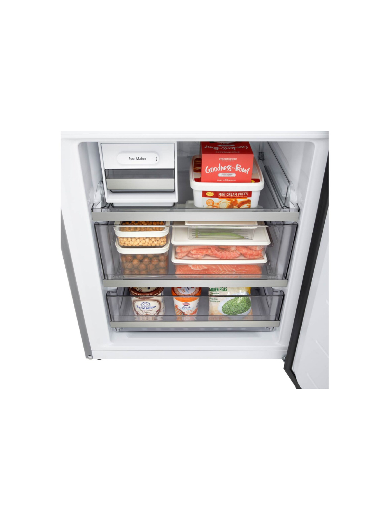 LG Refrigerator | GBBW726CPY | Energy efficiency class C | Free standing | Combi | Height 203 cm | Fridge net capacity 326 L | Freezer net capacity 139 L | Display | 33 dB | Prime Silver 11 LG Refrigerator | GBBW726CPY | Energy efficiency class C | Free standing | Combi | Height 203 cm | Fridge net capacity 326 L | Freezer net capacity 139 L | Display | 33 dB | Prime Silver 11