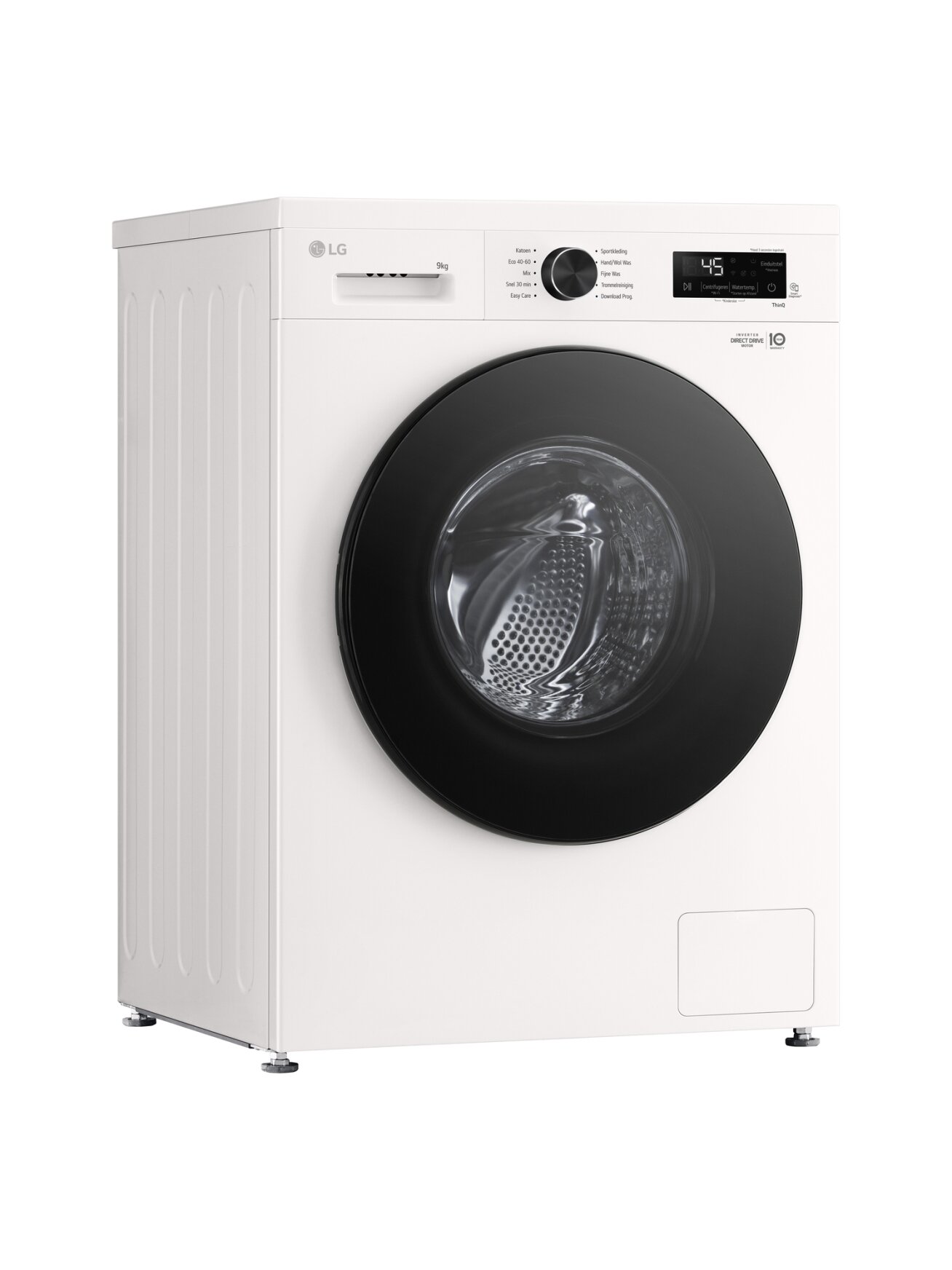 LG Washing machine | F4X1009NWB | Energy efficiency class A | Front loading | Washing capacity 9 kg | 1400 RPM | Depth 55 cm | Width 60 cm | Display | LED | Steam function | Direct drive | Wi-Fi | White 8 LG Washing machine | F4X1009NWB | Energy efficiency class A | Front loading | Washing capacity 9 kg | 1400 RPM | Depth 55 cm | Width 60 cm | Display | LED | Steam function | Direct drive | Wi-Fi | White 8