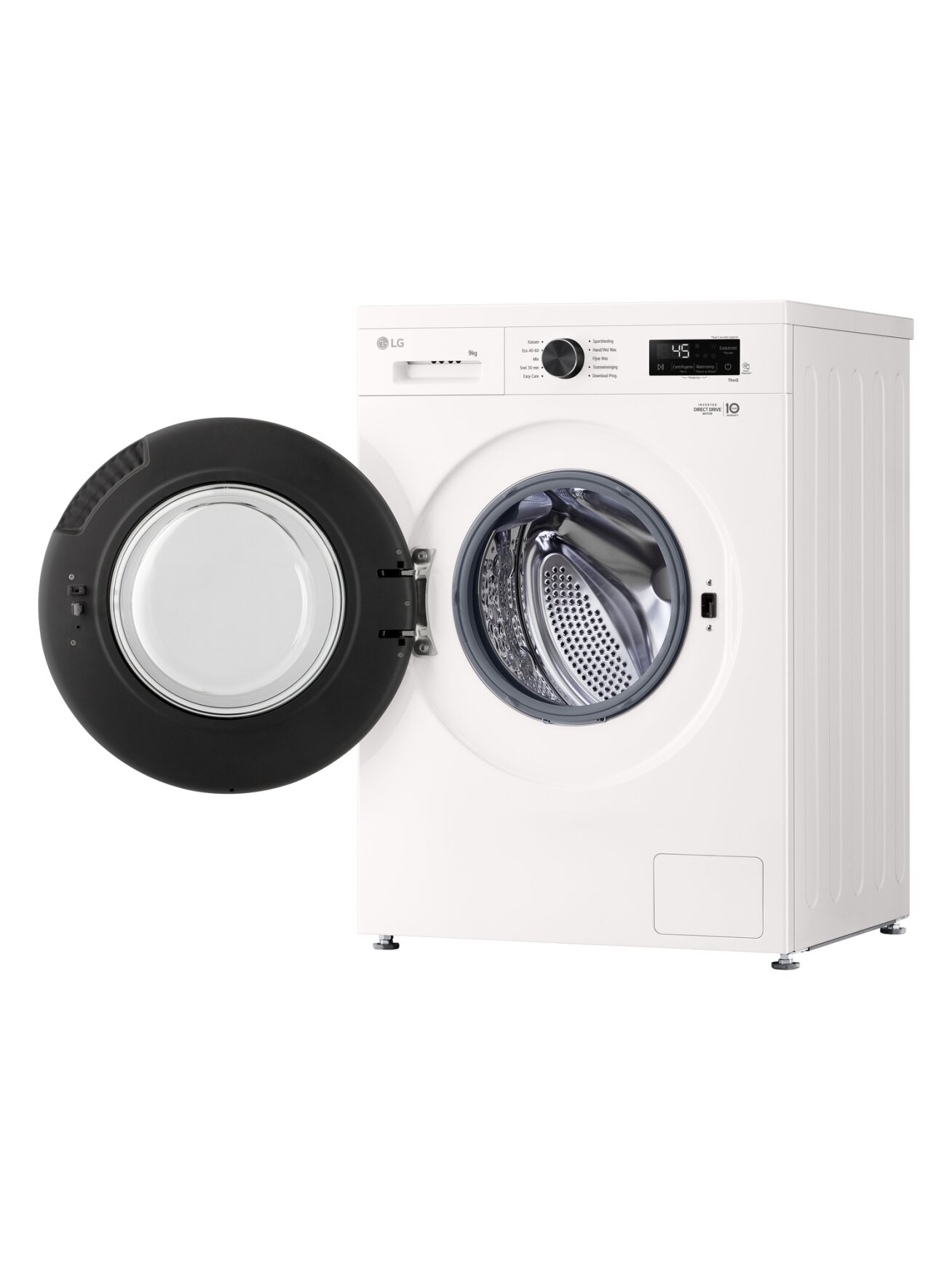 LG Washing machine | F4X1009NWB | Energy efficiency class A | Front loading | Washing capacity 9 kg | 1400 RPM | Depth 55 cm | Width 60 cm | Display | LED | Steam function | Direct drive | Wi-Fi | White 9 LG Washing machine | F4X1009NWB | Energy efficiency class A | Front loading | Washing capacity 9 kg | 1400 RPM | Depth 55 cm | Width 60 cm | Display | LED | Steam function | Direct drive | Wi-Fi | White 9