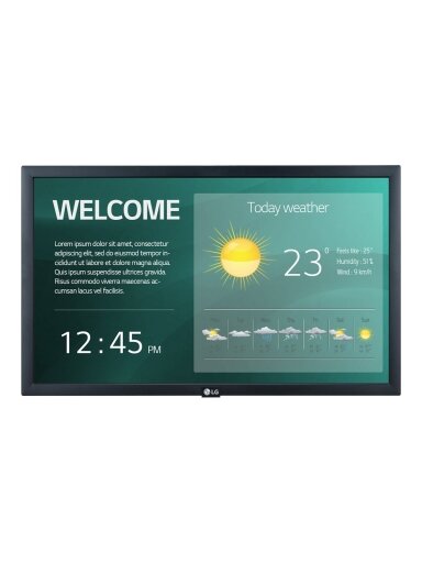 LG 22SM3G-B 21.5“ 1920x1080/250cd/m2/14ms/ HDMI USB | LG | 22SM3G | 21.5 " | Landscape | 16/7 | WebOS | 250 cd/m² | 14 ms | 178 ° | 178 ° LG 22SM3G-B 21.5“ 1920x1080/250cd/m2/14ms/ HDMI USB | LG | 22SM3G | 21.5 " | Landscape | 16/7 | WebOS | 250 cd/m² | 14 ms | 178 ° | 178 °