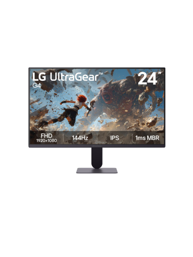 LG 24G411B-B | 24 " | IPS | FHD | 16:9 | 144 Hz | 1 ms | 1920 x 1080 pixels | 250 cd/m² | HDMI ports quantity 1 LG 24G411B-B | 24 " | IPS | FHD | 16:9 | 144 Hz | 1 ms | 1920 x 1080 pixels | 250 cd/m² | HDMI ports quantity 1