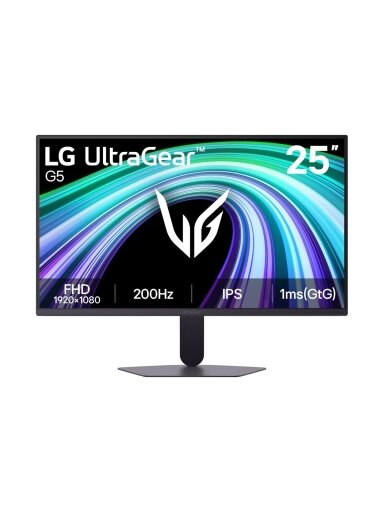 LG 25G523B-B UltraGear | 25 " | IPS | FHD | 16:9 | 200 Hz | 1 ms | 1920 x 1080 pixels | 300 cd/m² | HDMI ports quantity 2 LG 25G523B-B UltraGear | 25 " | IPS | FHD | 16:9 | 200 Hz | 1 ms | 1920 x 1080 pixels | 300 cd/m² | HDMI ports quantity 2