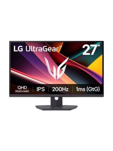 LG | 27G610A-B | 27 " | IPS | QHD | 16:9 | 200 Hz | 1 ms | 2560 x 1440 pixels | HDMI ports quantity 2