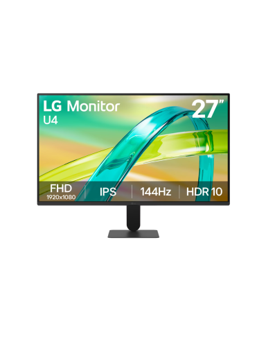 LG | 27U411B-B | 27 " | IPS | FHD | 16:9 | 144 Hz | 1 ms | 1920 x 1080 pixels | 250 cd/m² | HDMI ports quantity 1 LG | 27U411B-B | 27 " | IPS | FHD | 16:9 | 144 Hz | 1 ms | 1920 x 1080 pixels | 250 cd/m² | HDMI ports quantity 1