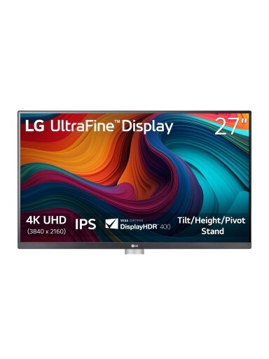 LG | 27UP650K-W | 27 " | IPS | UHD | 16:9 | 60 Hz | 5 ms | 3840 x 2160 pixels | 400 cd/m² | HDMI ports quantity 2