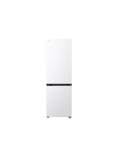 LG Refrigerator | GBBSJ1CCSW | Energy efficiency class C | Free standing | Combi | Height 186 cm | Fridge net capacity 220 L | Freezer net capacity 113 L | Display | 34 dB | Super White