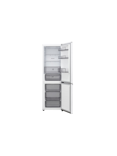 LG Refrigerator | GBBSJ1CCSW | Energy efficiency class C | Free standing | Combi | Height 186 cm | Fridge net capacity 220 L | Freezer net capacity 113 L | Display | 34 dB | Super White