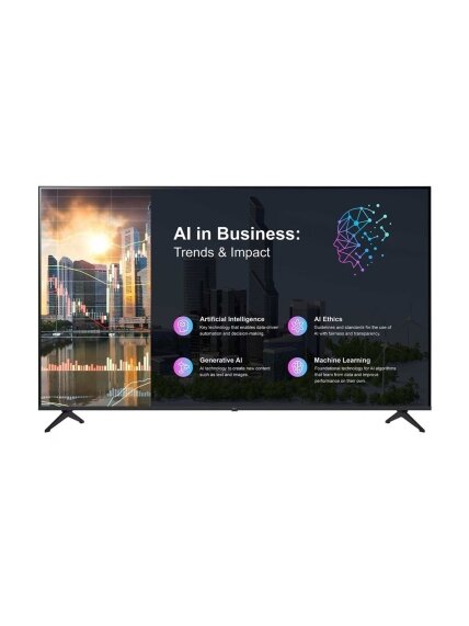 LG 75PK640S0LA | Digital signage | 75 " | Landscape | 16/7 | webOS | Wi-Fi | 300 cd/m² | 1000000:1 | 8 ms