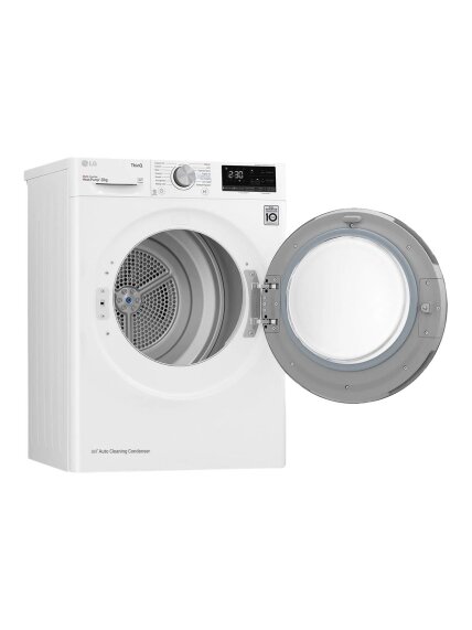 LG | Dryer Machine | RH80V3AV6N | Energy efficiency class D | Front loading | 8 kg | LED | Depth 69 cm | Wi-Fi | White 6 LG | Dryer Machine | RH80V3AV6N | Energy efficiency class D | Front loading | 8 kg | LED | Depth 69 cm | Wi-Fi | White 6