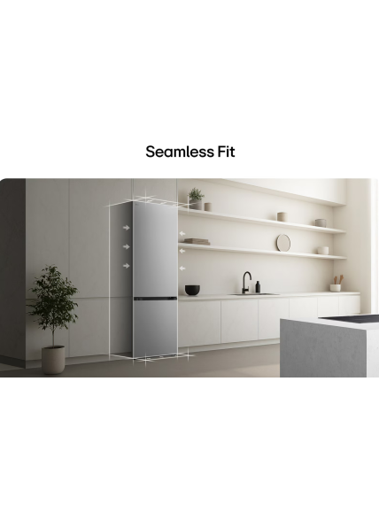 LG Refrigerator | GBBW726CPY | Energy efficiency class C | Free standing | Combi | Height 203 cm | Fridge net capacity 326 L | Freezer net capacity 139 L | Display | 33 dB | Prime Silver 7