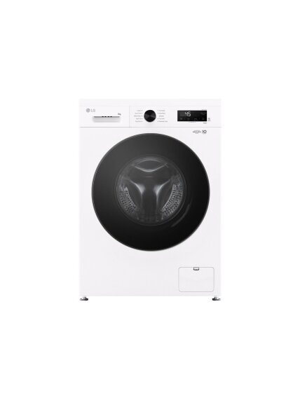 LG Washing machine | F4X1009NWB | Energy efficiency class A | Front loading | Washing capacity 9 kg | 1400 RPM | Depth 55 cm | Width 60 cm | Display | LED | Steam function | Direct drive | Wi-Fi | White LG Washing machine | F4X1009NWB | Energy efficiency class A | Front loading | Washing capacity 9 kg | 1400 RPM | Depth 55 cm | Width 60 cm | Display | LED | Steam function | Direct drive | Wi-Fi | White
