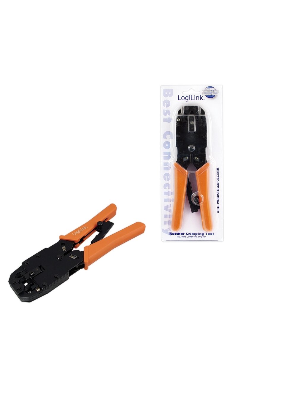 Logilink | Crimping tool universal with cutter and isolater metal 1 Logilink | Crimping tool universal with cutter and isolater metal 1