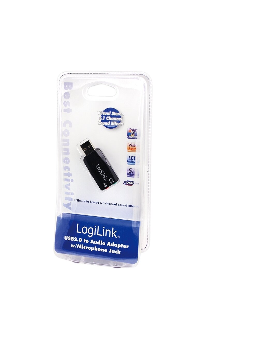 Logilink | USB Audio adapter, 5.1 sound effect 2