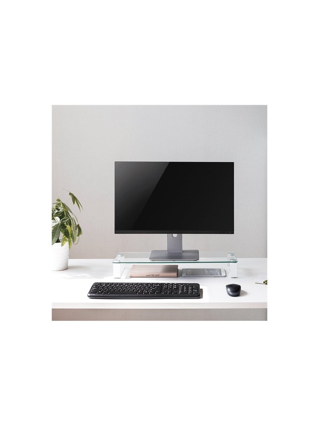 Logilink BP0027 Tabletop monitor riser, glass | Logilink 5